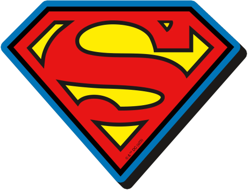 SUPERMAN - Logo - Duży magnes