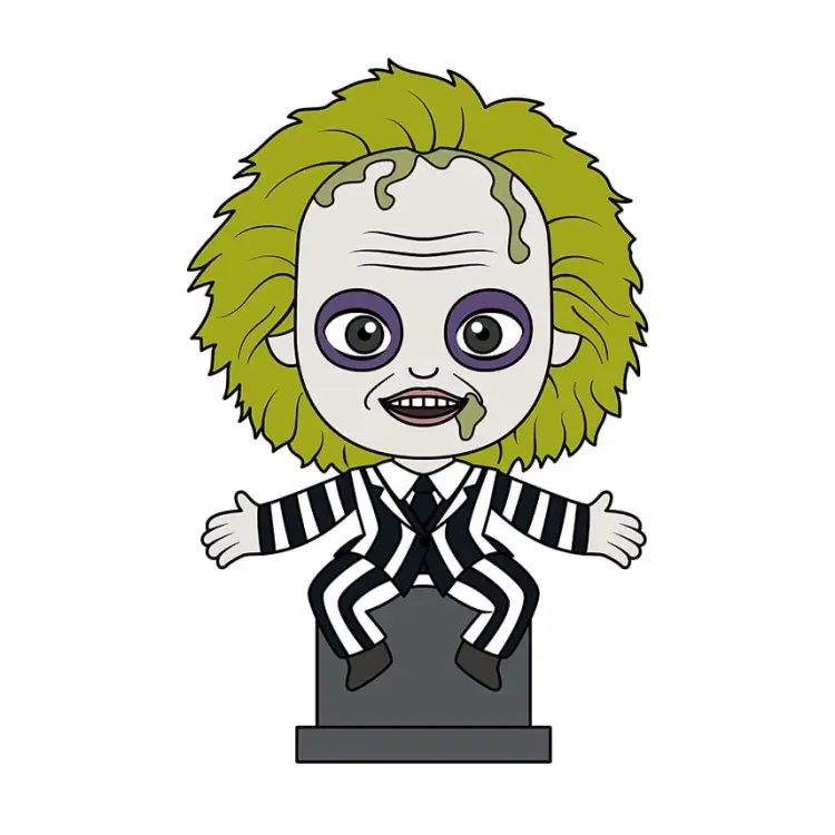 BEETLEJUICE - Beetlejuice - kolekcjonerski magnes piankowy 3D