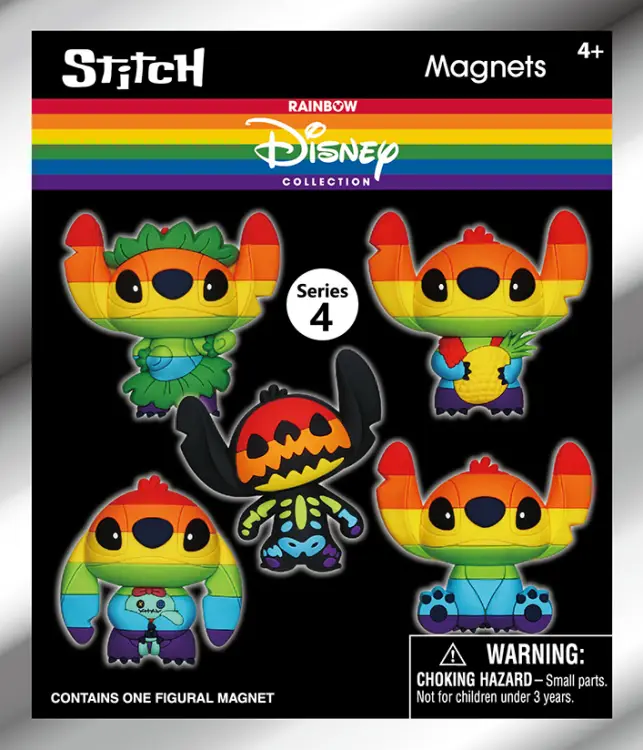 STITCH - Seria 4 - Magnesy piankowe 3D w ślepych torebkach (display 12 szt.)