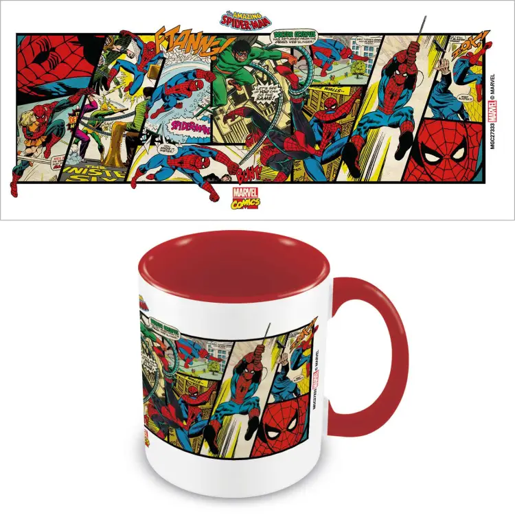 SPIDERMAN - Komiks - Kolorowy kubek wewnętrzny 11oz