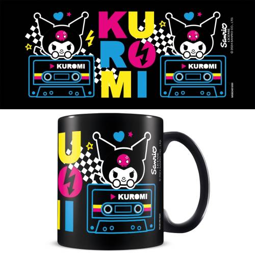KUROMI - Punk Vibes - Czarny kubek podręczny 11oz