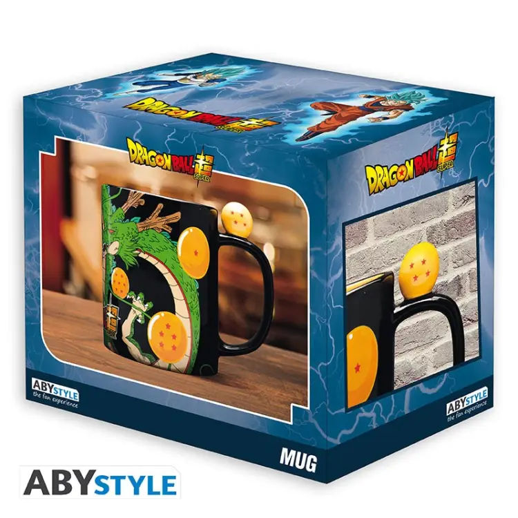 DRAGON BALL SUPER - Shenron i kryształowe kule - kubek 3D 460 ml