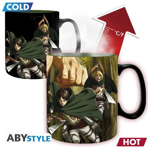 ATTACK ON TITAN - Sezon 3 - Kubek Heat Change 460ml