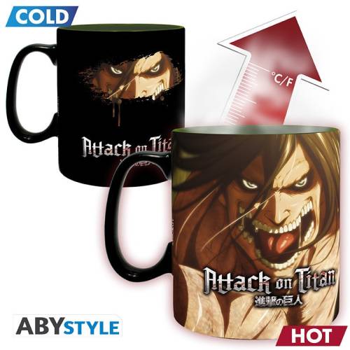 ATTACK ON TITAN - Sezon 3 - Kubek Heat Change 460ml