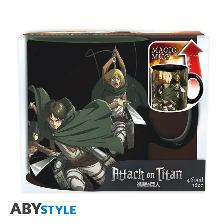 ATTACK ON TITAN - Sezon 3 - Kubek Heat Change 460ml