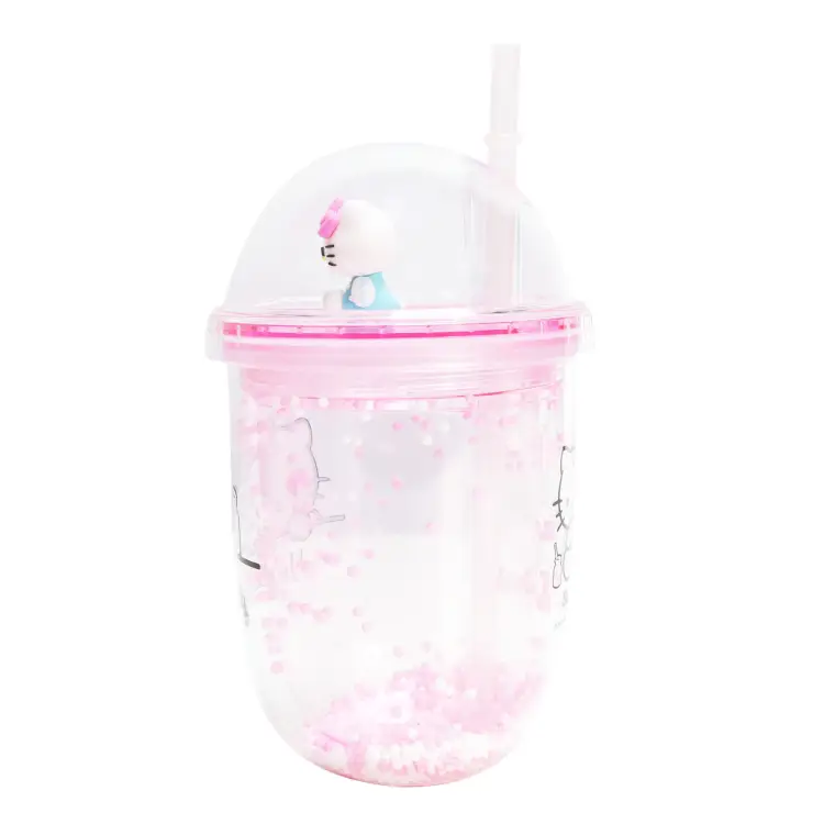 HELLO KITTY - Kubek "Boba" ze słomką