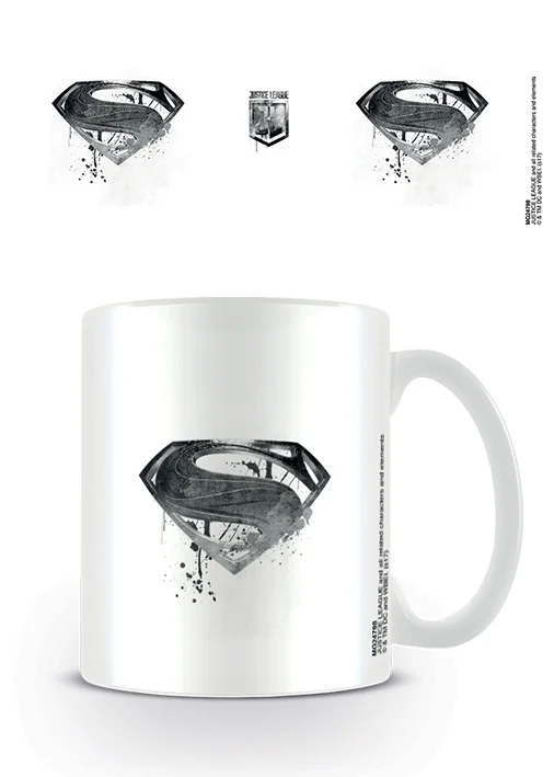 JUSTICE LEAGUE - Kubek - 300 ml - Superman Logo Drip