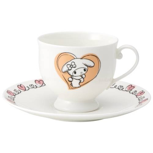 HELLO KITTY - My Melody - Filiżanka i spodek "Bone China" 240ml