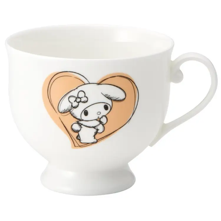 HELLO KITTY - My Melody - Filiżanka i spodek "Bone China" 240ml