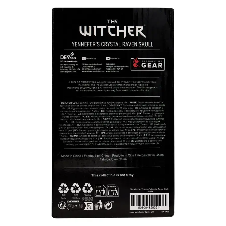 THE WITCHER 3 - Kryształowa Czaszka - Replika z limitowanej edycji