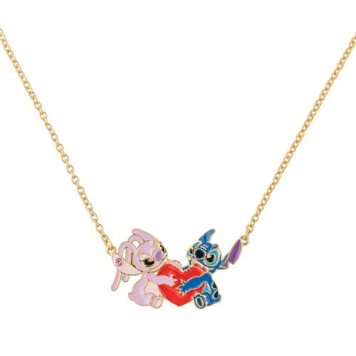 STITCH & ANGEL - Love - Naszyjnik z zawieszką 18 mm