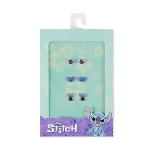 STITCH - Scary Stitch - 3 pary kolczyków sztyftów