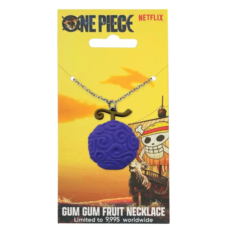 ONE PIECE NETFLIX - Gum Gum Fruit - Naszyjnik z limitowanej edycji