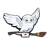 HARRY POTTER - Hedwiga - Metalowy magnes 7cm