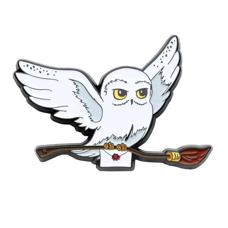 HARRY POTTER - Hedwiga - Metalowy magnes 7cm