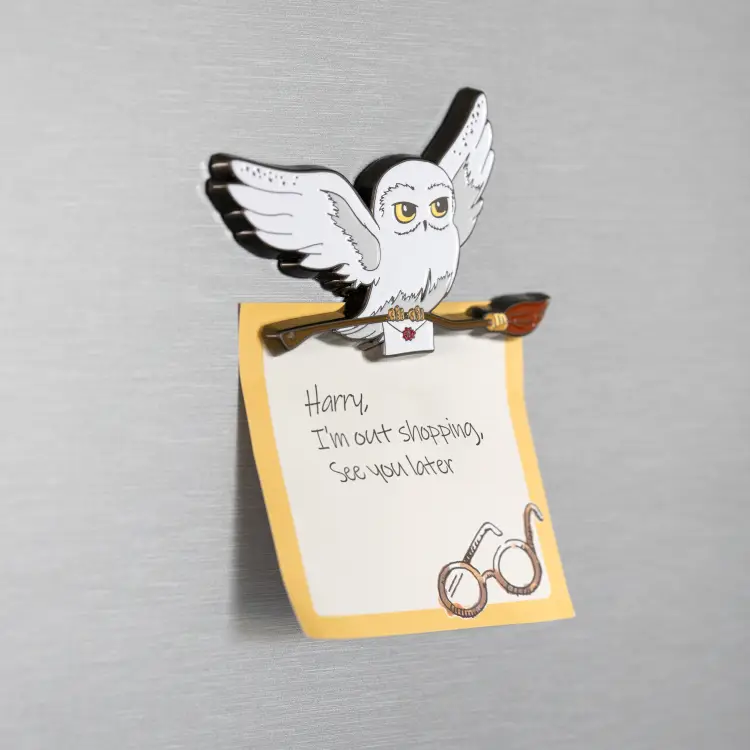 HARRY POTTER - Hedwiga - Metalowy magnes 7cm