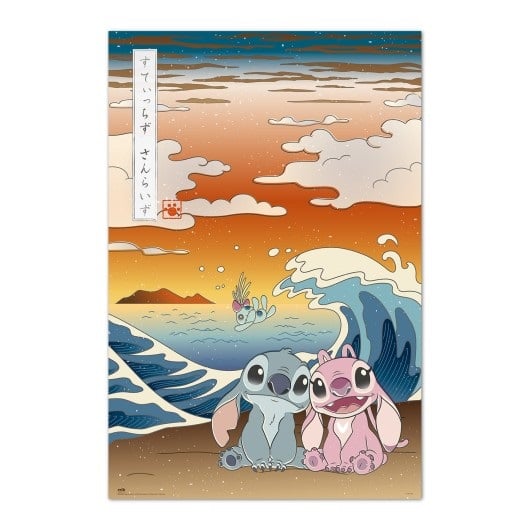 STITCH & ANGEL - Japonia - Plakat 61 x 91 cm