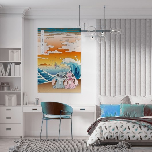 STITCH & ANGEL - Japonia - Plakat 61 x 91 cm