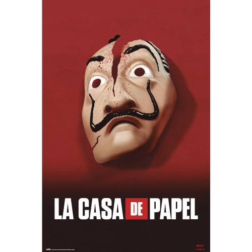 LA CASA DE PAPEL - Maska - Plakat 61x91,5cm
