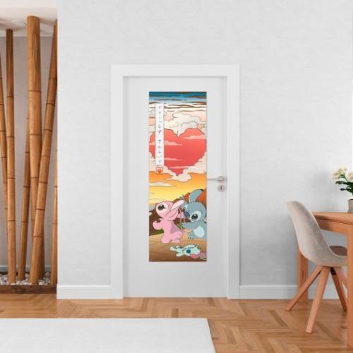 STITCH & ANGEL - Japonia - Plakat na drzwi 53x158 cm