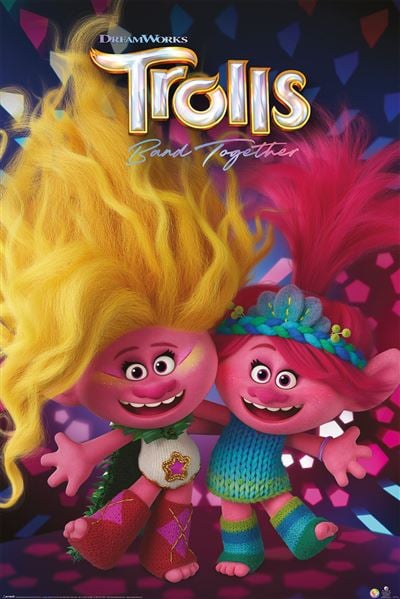 TROLLS BAND TOGETHER - Viva & Poppy - Plakat 61 x 91 cm