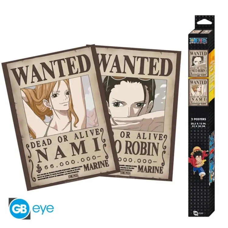ONE PIECE - Nami & Robin - Zestaw 2 plakatów "52x38