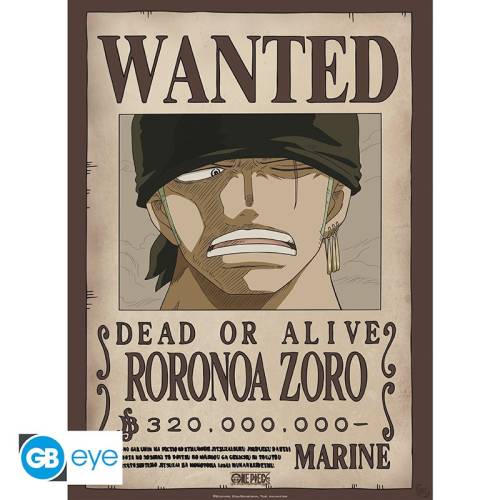 ONE PIECE - Wanted Zoro & Sanji - Zestaw 2 plakatów "52x38