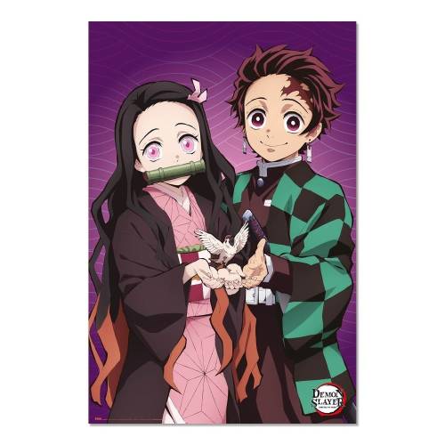 DEMON SLAYER - Tanjiro & Nezuko - Plakat 61 x 91 cm