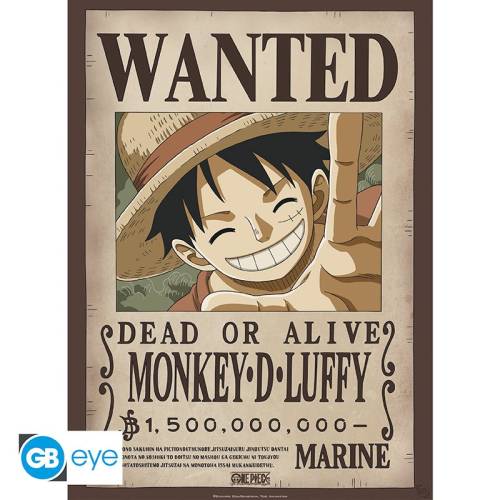 ONE PIECE - Wanted Luffy & Ace - Zestaw 2 plakatów "52x38