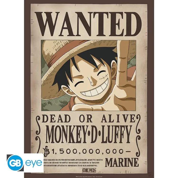 ONE PIECE - Wanted Luffy & Ace - Zestaw 2 plakatów "52x38
