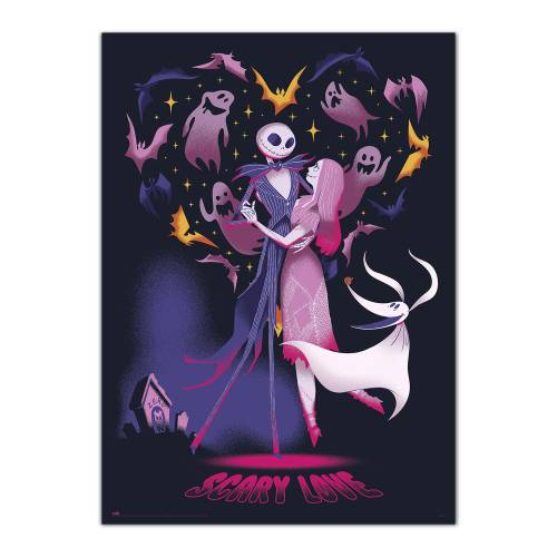 NIGHTMARE BEFORE XMAS - Plakat "Gow in the Dark" 50x70cm