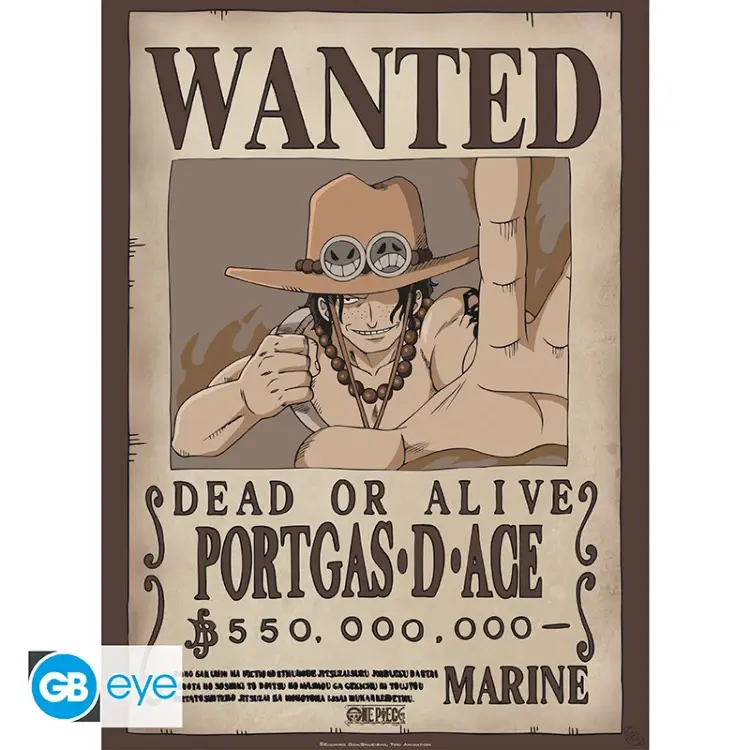 ONE PIECE - Wanted Sabo & Ace - Zestaw 2 plakatów "52x38