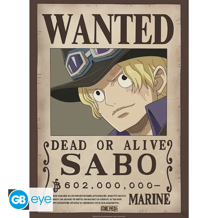 ONE PIECE - Wanted Sabo & Ace - Zestaw 2 plakatów "52x38