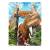 JURASSIC PARK - Bramy - plakat 3D WoodArts '30x40cm'