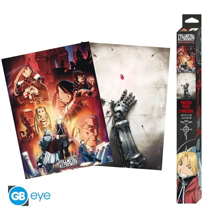 FULLMETAL ALCHEMIST - Seria 1 - Zestaw 2 plakatów "52x38