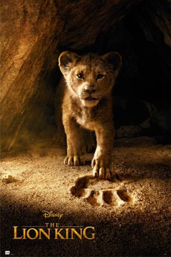 LWI KRÓL - Simba - Plakat 61 x 91 cm