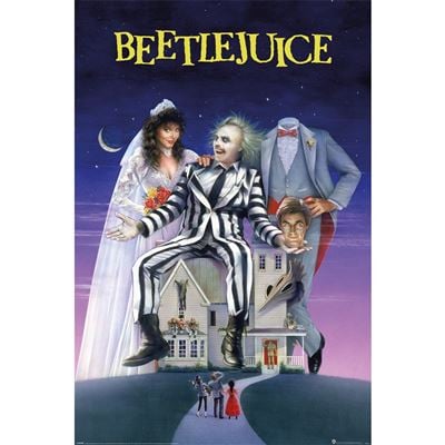 BEETLJUICE - Niedawno zmarły - plakat 61 x 91 cm