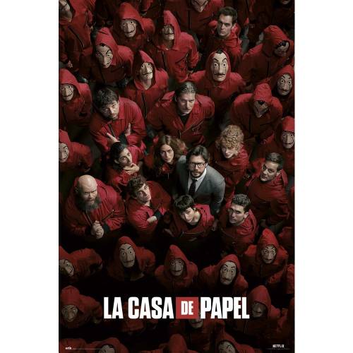 LA CASA DE PAPEL - Wojna - Plakat 61x91,5cm