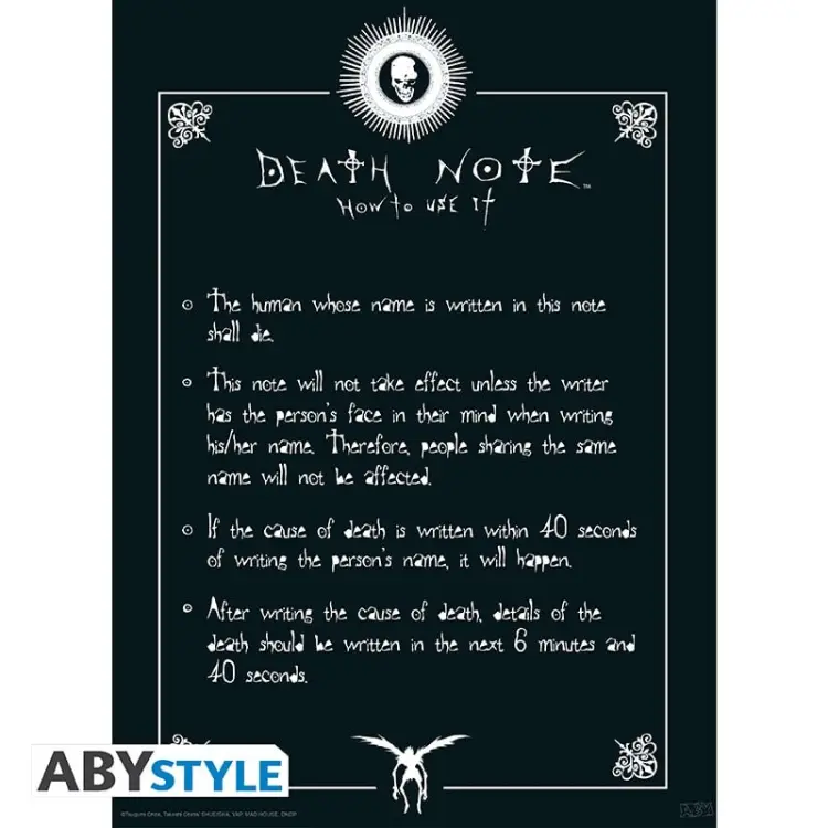 DEATH NOTE - Chibi - Zestaw 2 plakatów '52x38