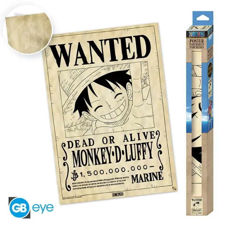 ONE PIECE - Luffy - Plakat Pergamin 66x46cm