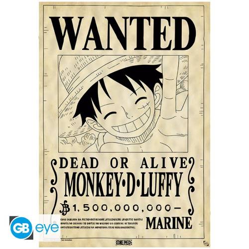 ONE PIECE - Luffy - Plakat Pergamin 66x46cm