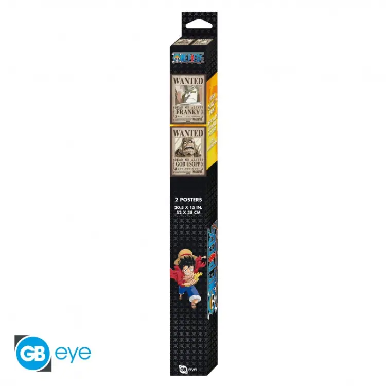 ONE PIECE - Usopp & Franky - Zestaw 2 plakatów "52x38