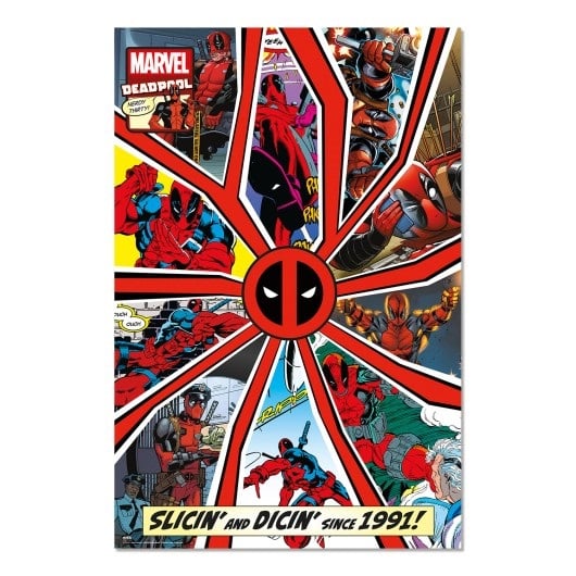 DEADPOOL - Okładka komiksu 30 lat - Plakat 61 x 91 cm
