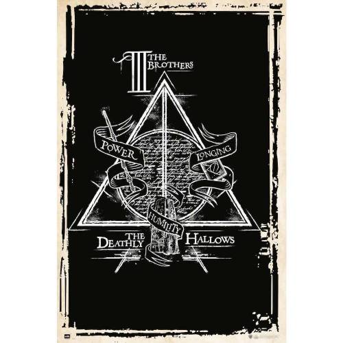 HARRY POTTER - Symbol Insygniów Śmierci - plakat 61x91cm