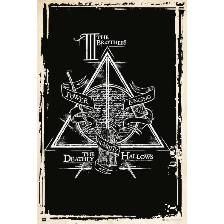 HARRY POTTER - Symbol Insygniów Śmierci - plakat 61x91cm