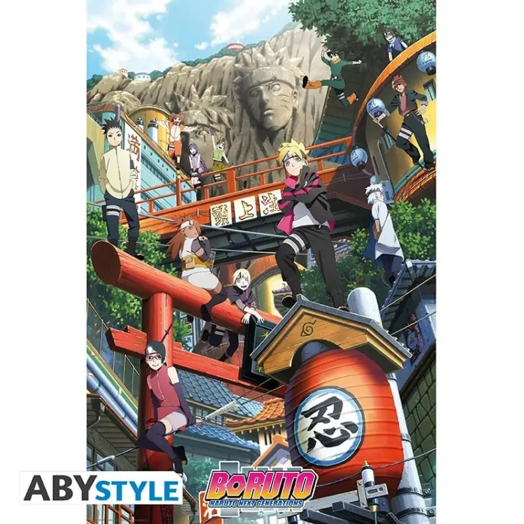BORUTO - Konoha - Plakat 91x61cm