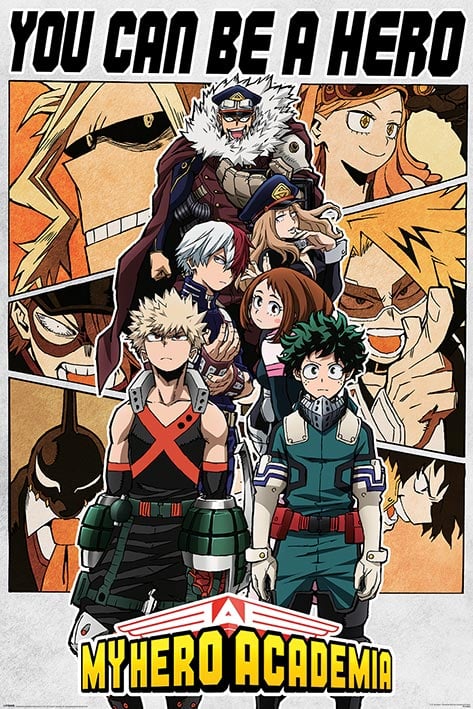 MY HERO ACADEMIA - Bądź bohaterem - plakat 61x91cm