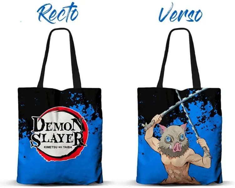 DEMON SLAYER - Inasuke Hashibira - Torba Premium '40x33x1cm'