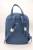 STITCH & ANGEL - Fashion Duo Blue Corduroy BackPack - "28x22x11cm