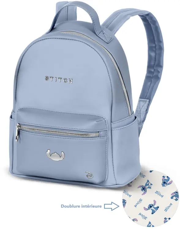 STITCH - Niebieski - Fashion BackPack '28x24x11cm'